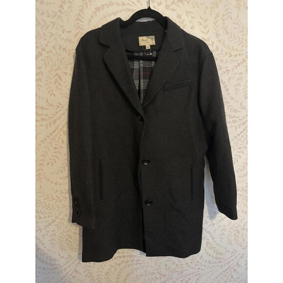 Elizabeth and James Wool Dark Gray Pea Coat Size XS - Picture 2 of 8